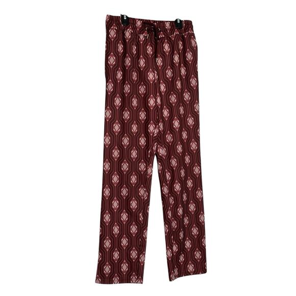 INC International Concepts Men's Port Red Geometric Print Pants size XS - Picture 8 of 9